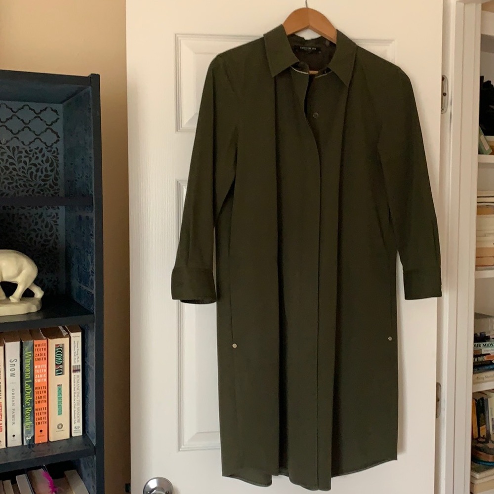 Lafayette 148 button up shirt dress